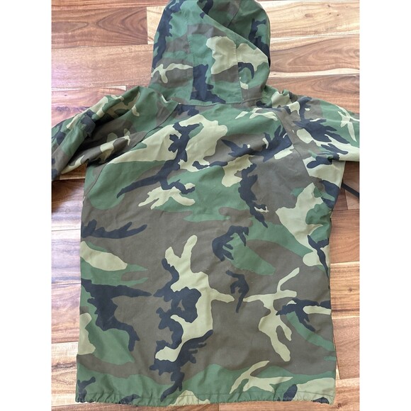 Military Camouflage Extended Cold Weather Parka Men’s Medium Vintage Raven Coat - Picture 12 of 12